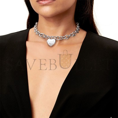 TIFFANY FULL HEART TOGGLE NECKLACE IN STERLING SILVER 73333342